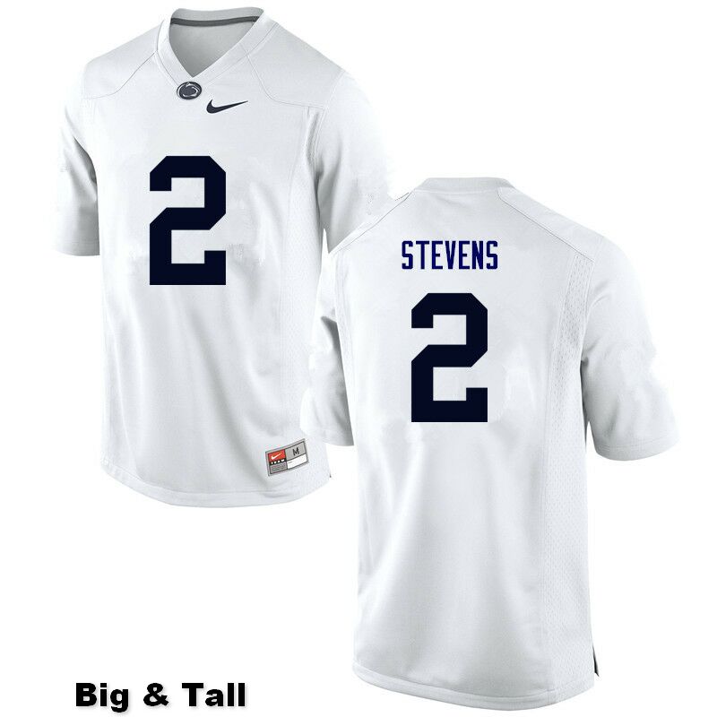 NCAA Nike Men's Penn State Nittany Lions Tommy Stevens #2 College Football Authentic Big & Tall White Stitched Jersey IBN8498PZ